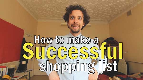 How to make a successful shopping list