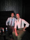 Musical comedians Elliot Mason and Luke Meredith at Fingers Piano Bar Edinburgh 2010